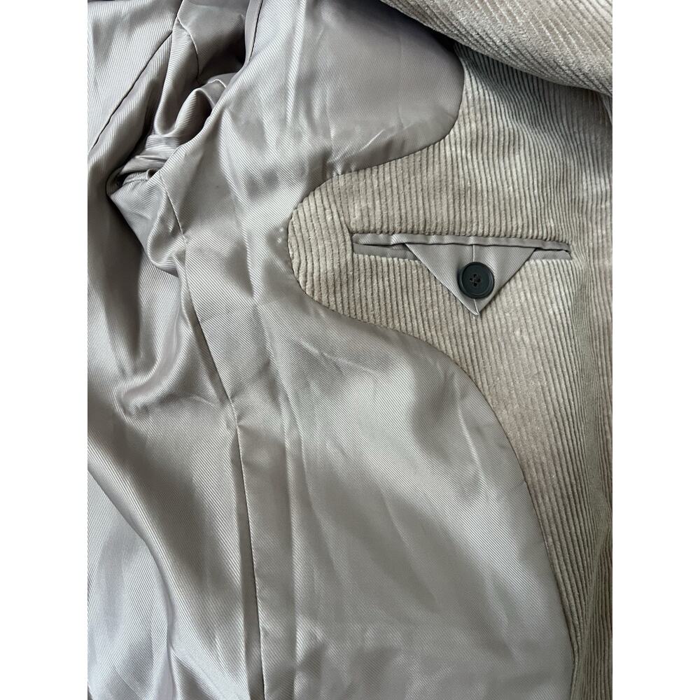 Everlane Corduroy 80s Blazer Tan Cotton Oversized Jacket Preppy Career Sz 2 Work - Picture 7 of 9